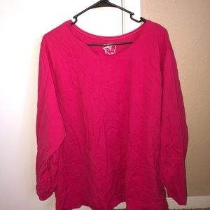 Just My Size pink top